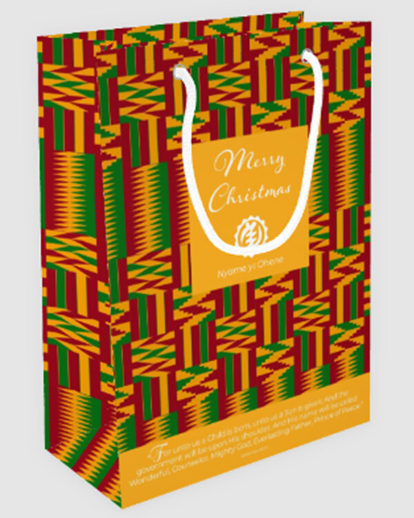 Nyame Y3 Ohene Christmas Gift Bag with Wrapping Tissue & Greeting Card