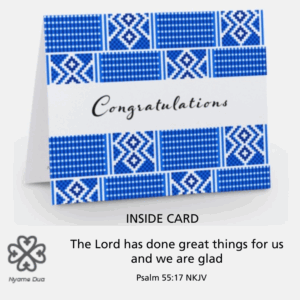 Nyame Dua Congrats Cards 6 Pack