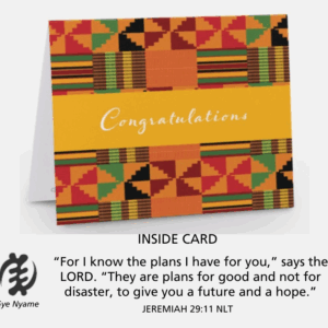 Gye Nyame Congrats Cards 6 Pack